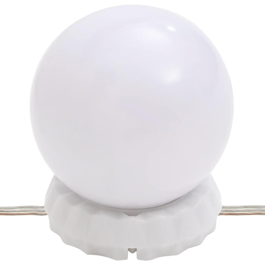 Dressing Table with LED White 80x41x134.5 cm