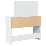 Dressing Table with LED White 100x40x120 cm - Close-Up Angle