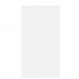 Dressing Table and Stool White 60x40x113.5 cm - Rear View