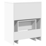 Dressing Table and Stool White 60x40x113.5 cm - Close-Up Angle