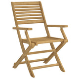 7 Piece Garden Dining Set Solid Wood Acacia - Top-Down View