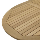 7 Piece Garden Dining Set Solid Wood Acacia - Extra Image