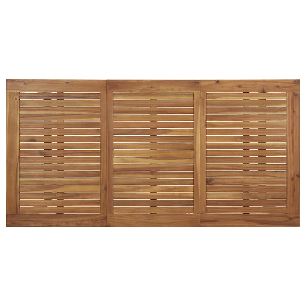 Garden Dining Set 5 pcs Black and brown