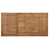 Garden Dining Set 7 pcs Black and brown - Low Angle