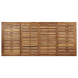 Garden Dining Set 5 pcs Black Solid Acacia Wood