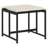 9 Piece Garden Dining Set with Cushions Black Poly Rattan