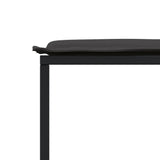 13 Piece Garden Dining Set with Cushions Black Textilene - Extra Image
