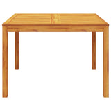 3 Piece Garden Dining Set Solid Wood Acacia - Top-Down View
