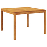 5 Piece Garden Dining Set Solid Wood Acacia - Side View