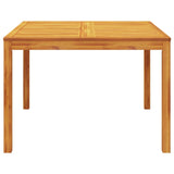 5 Piece Garden Dining Set Solid Wood Acacia - Top-Down View