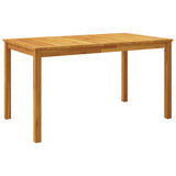 5 Piece Garden Dining Set Solid Wood Acacia - Side View