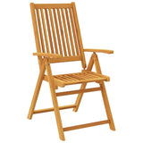 7 Piece Garden Dining Set Solid Wood Acacia - 45-Degree Angle