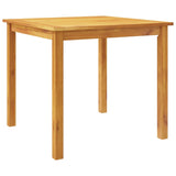 5 Piece Garden Dining Set Solid Wood Acacia - Side View