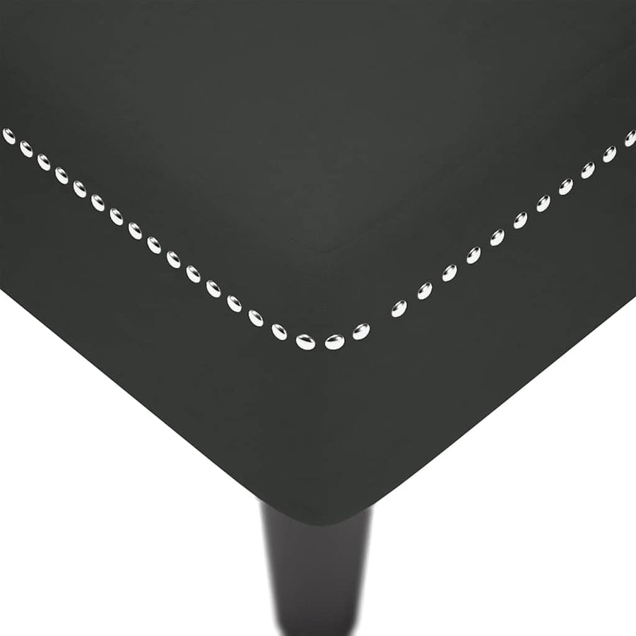 Chaise Lounge with Pillow and Right Armrest Black Velvet