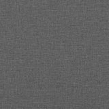 Chaise Lounge with Right Armrest Dark Grey Fabric