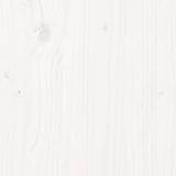 Barn Door White 100x208 cm Solid Wood Pine - Extra Image