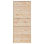 Barn Door 90x208 cm Solid Wood Pine, image 4