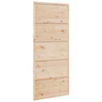 Barn Door 90x208 cm Solid Wood Pine, image 6