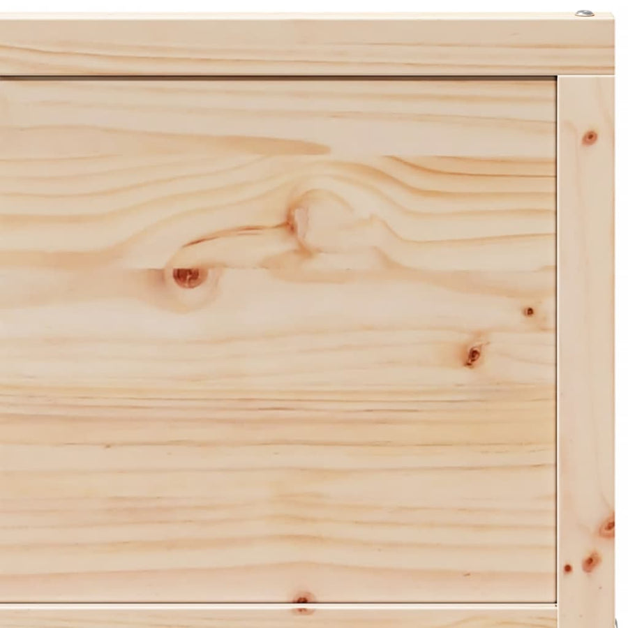 Barn Door 90x208 cm Solid Wood Pine, image 8