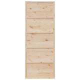 Barn Door 80x208 cm Solid Wood Pine