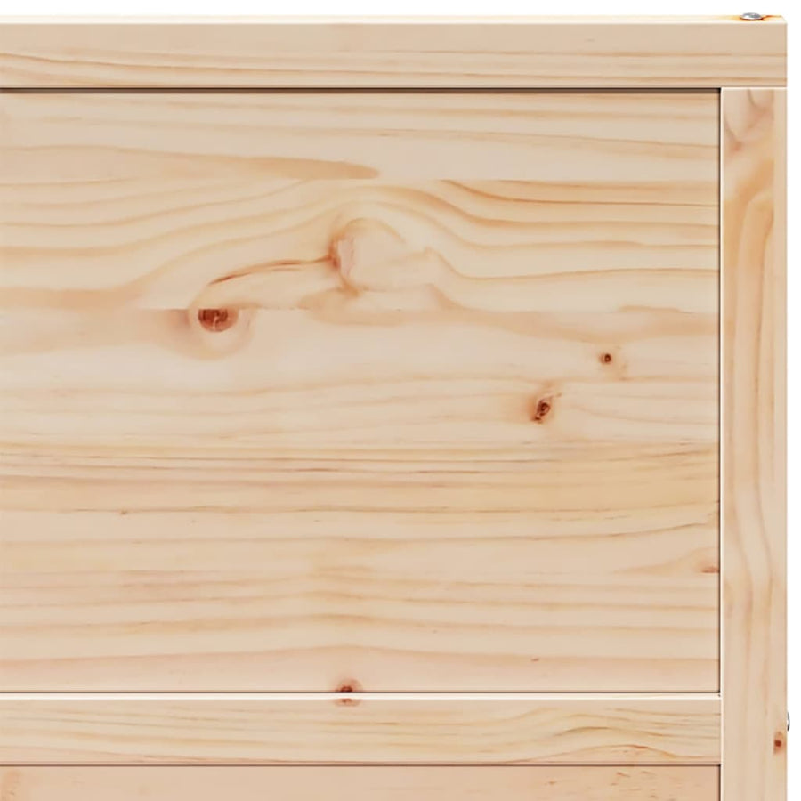 Barn Door 80x208 cm Solid Wood Pine, image 8