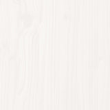 Barn Door White 100x208 cm Solid Wood Pine