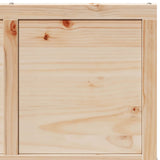Barn Door 80x208 cm Solid Wood Pine - Low Angle