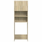 Washing Machine Cabinet Sonoma Oak 64x25.5x190 cm Engineered Wood