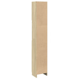Bathroom Cabinet Sonoma Oak 32x25.5x190 cm Engineered Wood - Rear View