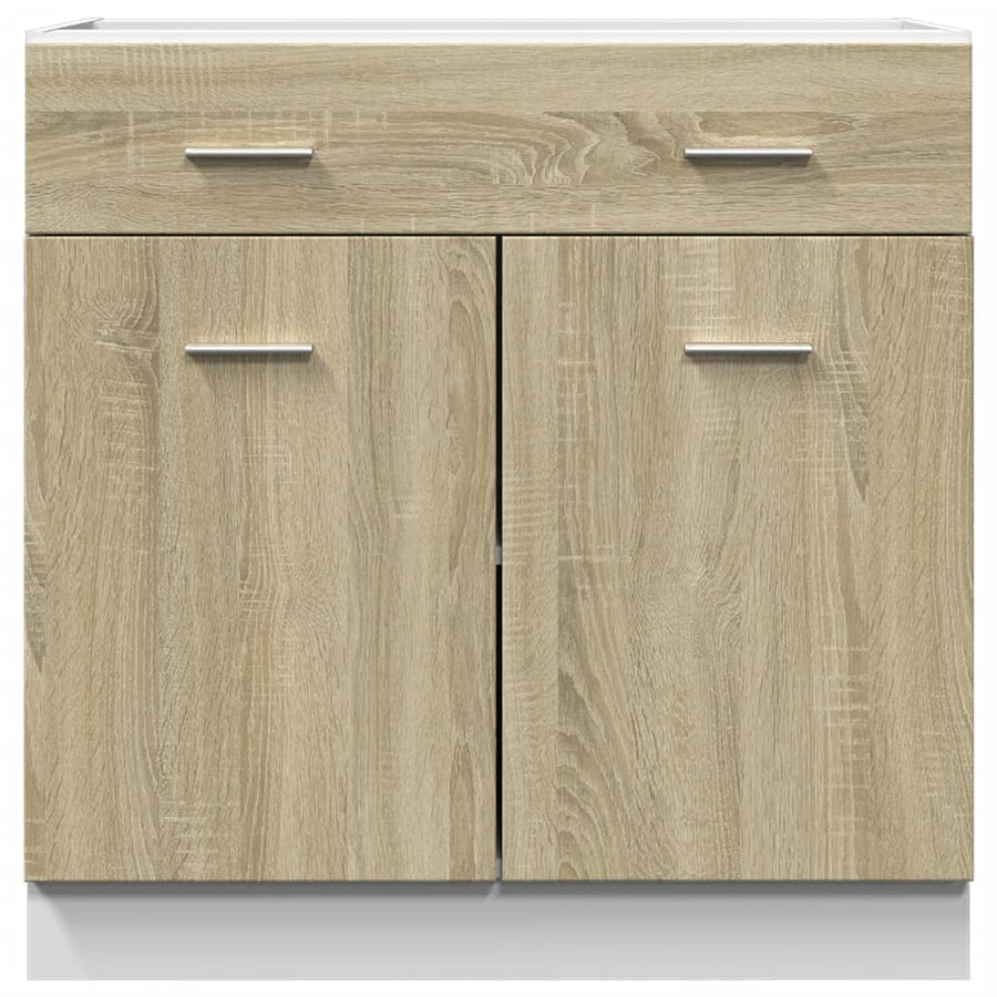 Drawer Bottom Cabinet "Lyon" Sonoma Oak 80x46x81.5 cm