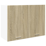 Hanging Cabinet Lyon Sonoma Oak 80x31x60 cm Engineered Wood - Front View