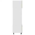 Microwave Cabinet Lyon Sonoma Oak 60x57x207 cm Engineered Wood