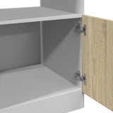 Microwave Cabinet Lyon Sonoma Oak 60x57x207 cm Engineered Wood - Extra Image