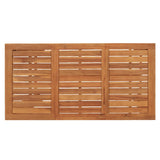 5 Piece Garden Bar Set Black Solid Wood Acacia and Poly Rattan - Low Angle