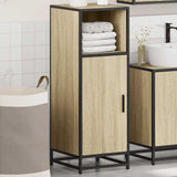 Bathroom Cabinet Sonoma Oak 35x37.5x100 cm Engineered Wood - Top-Down View