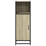Bathroom Cabinet Sonoma Oak 35x37.5x100 cm Engineered Wood - 45-Degree Angle