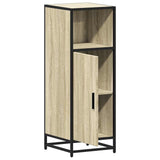 Bathroom Cabinet Sonoma Oak 35x37.5x100 cm Engineered Wood - Rear View