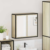 Bathroom Mirror Cabinet Sonoma Oak 65x20x60 cm Engineered Wood - Top-Down View