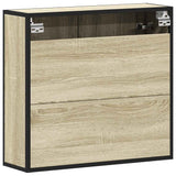 Bathroom Mirror Cabinet Sonoma Oak 65x20x60 cm Engineered Wood - Close-Up Angle
