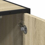 Bathroom Sink Cabinet Sonoma Oak 65x33x60 cm Engineered Wood - Extra Image