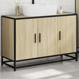 Bathroom Sink Cabinet Sonoma Oak 90x33x60 cm Engineered Wood - Top-Down View