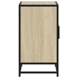 Bathroom Sink Cabinet Sonoma Oak 90x33x60 cm Engineered Wood - Rear View
