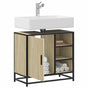 Bathroom Sink Cabinet Sonoma Oak 65x33x60 cm Engineered Wood