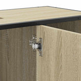 Bathroom Sink Cabinet Sonoma Oak 80x33x60 cm Engineered Wood - Extra Image