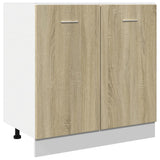 Bottom Cabinet Lyon Sonoma Oak 80x46x81.5 cm Engineered Wood - Front View