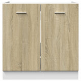 Bottom Cabinet Lyon Sonoma Oak 80x46x81.5 cm Engineered Wood - 45-Degree Angle