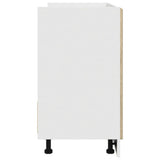 Bottom Cabinet Lyon Sonoma Oak 80x46x81.5 cm Engineered Wood - Rear View