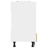 Oven Cabinet Sonoma Oak 60x46x81.5 cm Engineered Wood - Rear View