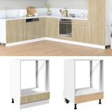 Oven Cabinet Sonoma Oak 60x46x81.5 cm Engineered Wood