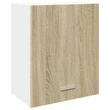 Wall Mounted Cabinet Lyon Sonoma Oak 50x31x60 cm Engineered Wood - Front View